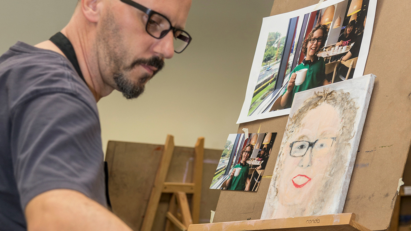 Acrylic Painting I, II & III