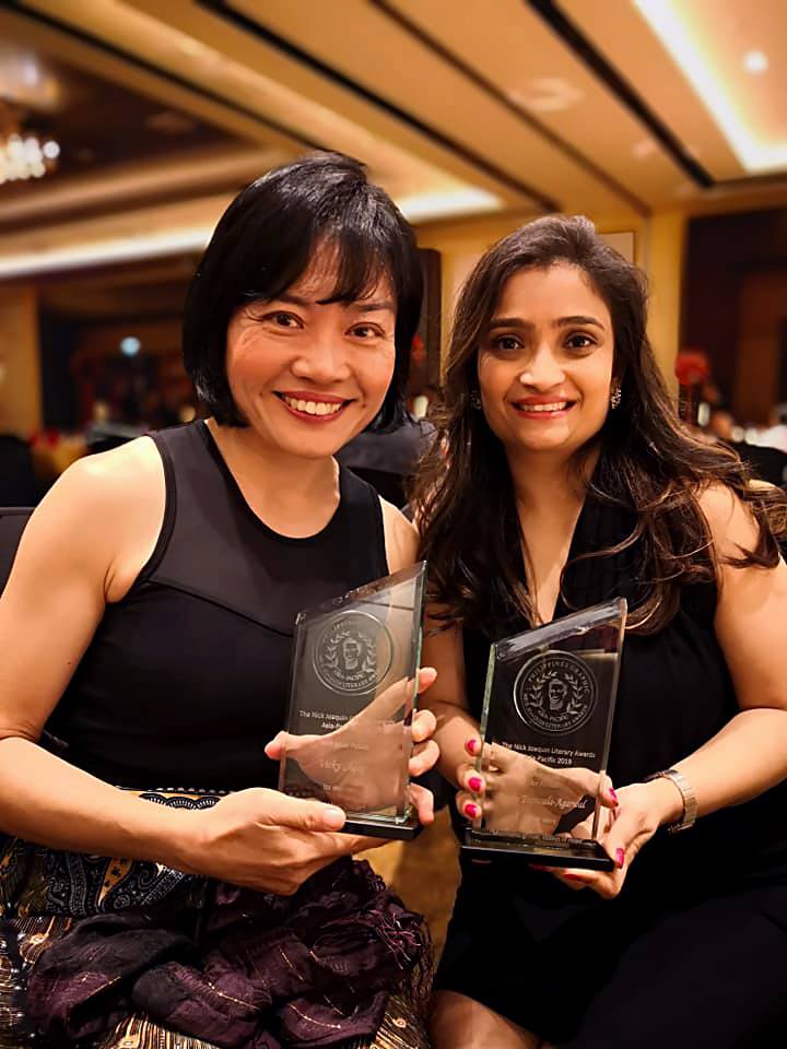 Vicky at the Nick Joaquin Literary Awards