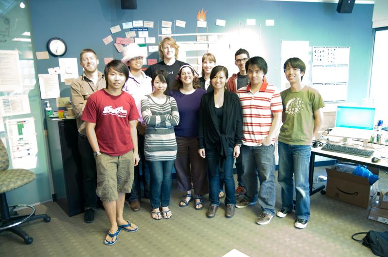 Eunice (front row, third from right) with fellow participants in the Singapore-MIT GAMBIT Game Lab.