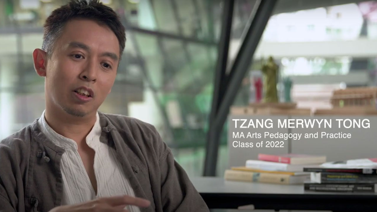 Tzang MT reflects on how pursuing an MA deepened his growth as both an artist and educator after years in film and teaching.
